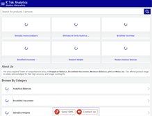 Tablet Screenshot of ktekanalytics.net